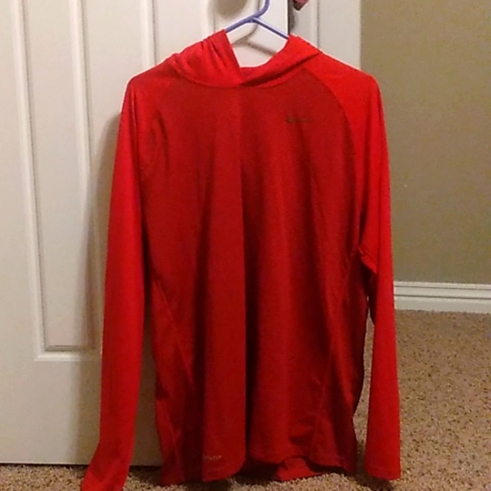 Nike, XL, red, dryfit pullover